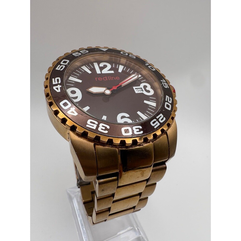 Redline RL-60021 Automatic Watch Bronze-Tone NH35 Movement 330FT